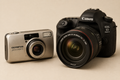 Point-and-Shoot und Spiegelreflex Kameras